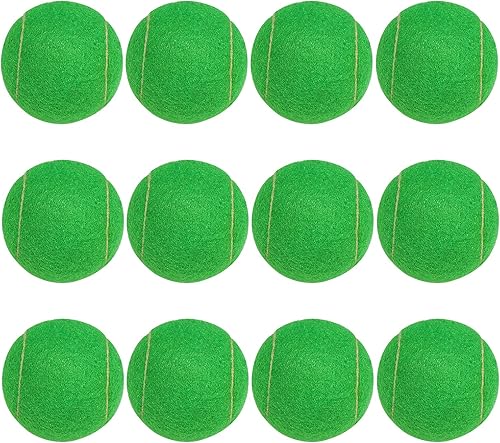 Miniatura 13 de URBEST Pelota de tenis, 12 paquetes de pelotas de tenis de entrenamiento, pelotas de práctica para jugadores novatos, pelotas de juego para perros