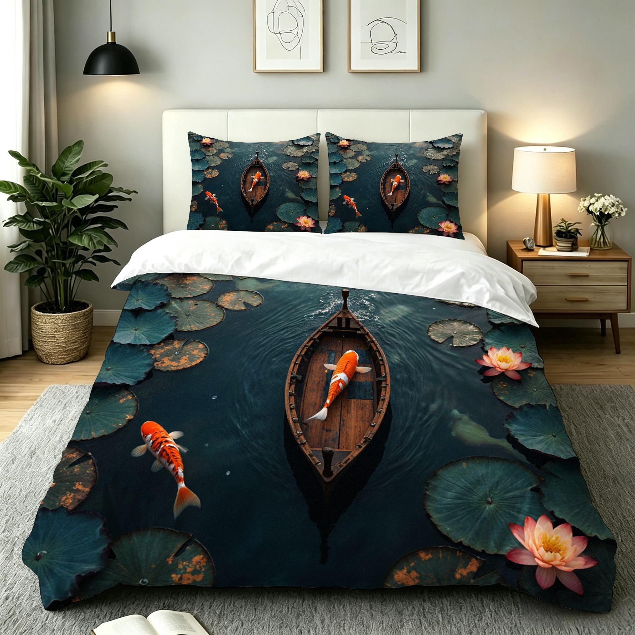 Parure de lit bleu vert 160x200 pour transformer la chambre des ados en espace cosy