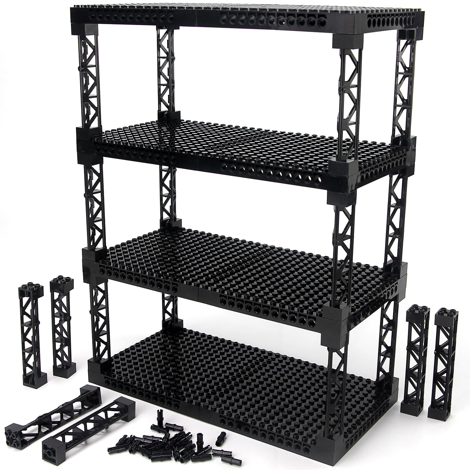Amazon.com: Multi-floor Parking Garage Building Blocks Set for