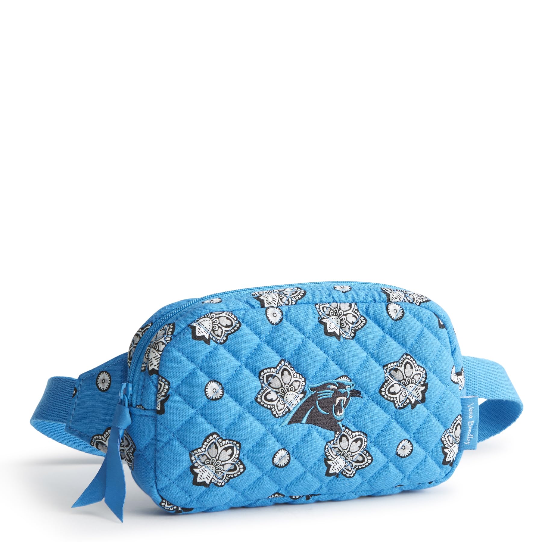 Vera Bradley Premium Cotton Large Travel Duffel Bag, Royal Blue/Red Bandana
