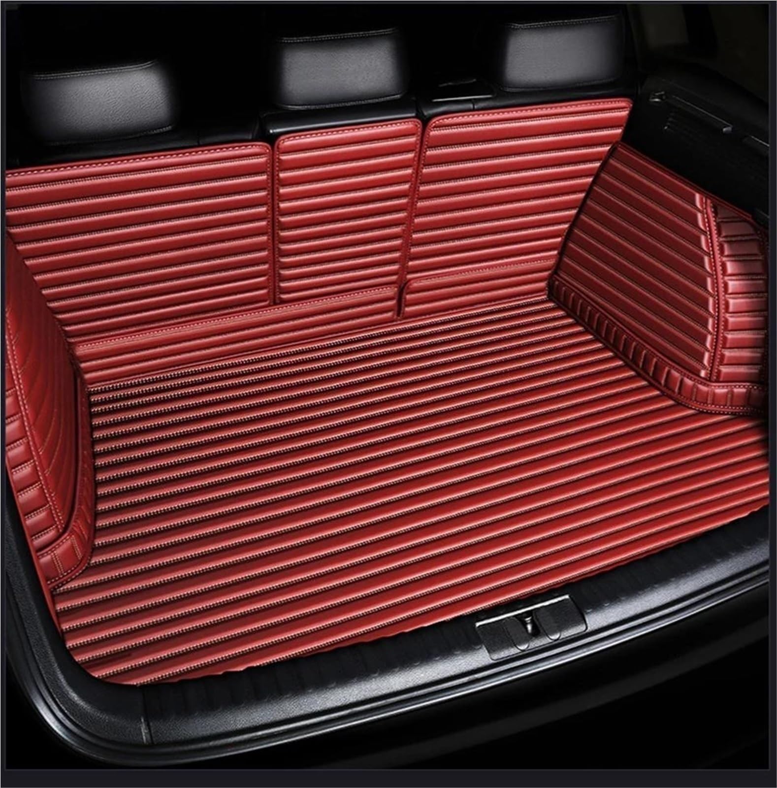 Tapis coffre rayures protège moquette X5 7 places contre les taches - 4