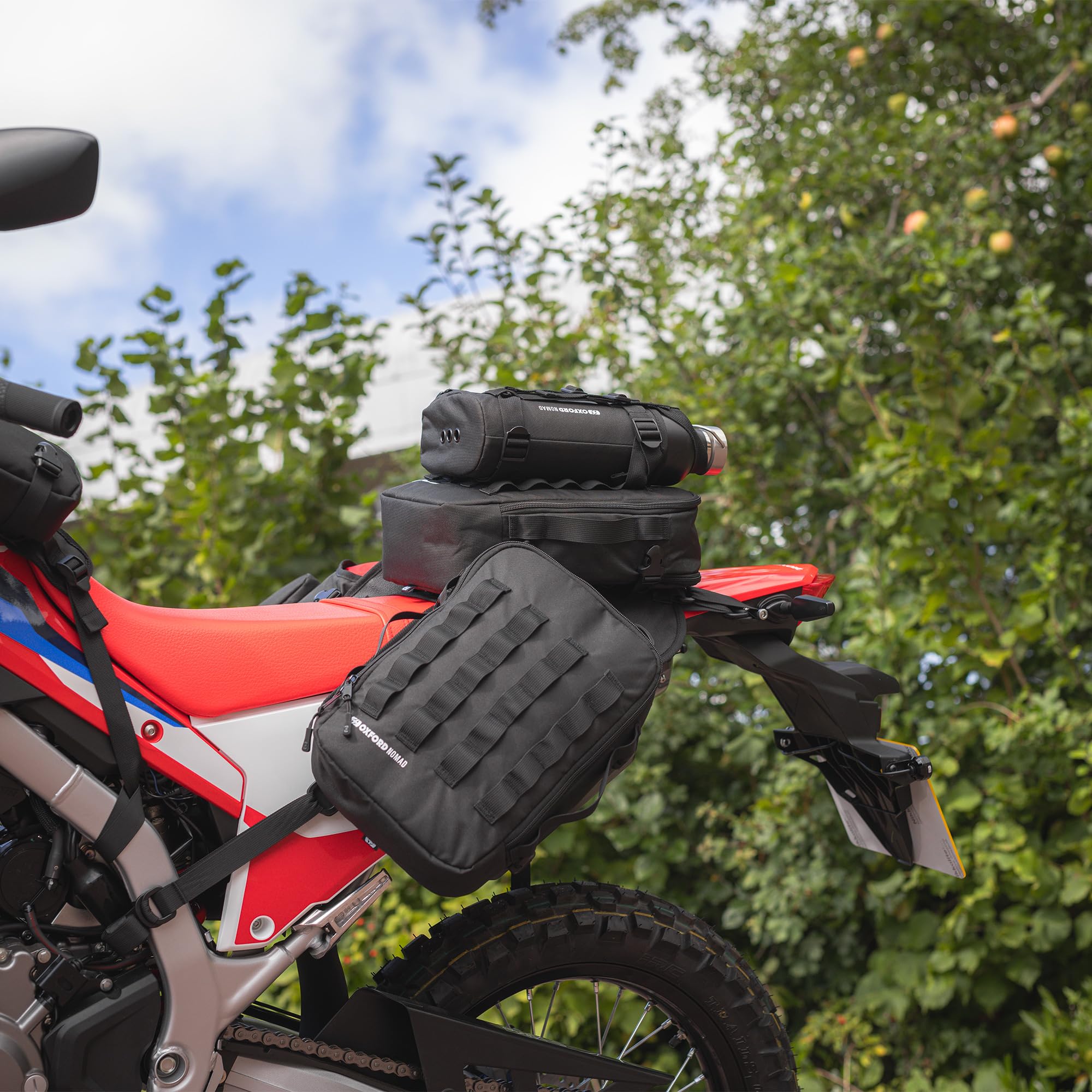Oxford Nomad OL586 - Bolsa multiusos de 4 litros para moto o montaña, ligera, modular