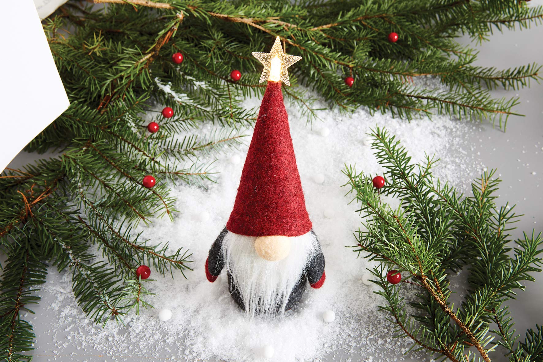 Simply Make Christmas Fabric Craft Kit, Light Up Santa, Festive Fabric Material Craft - Image 2