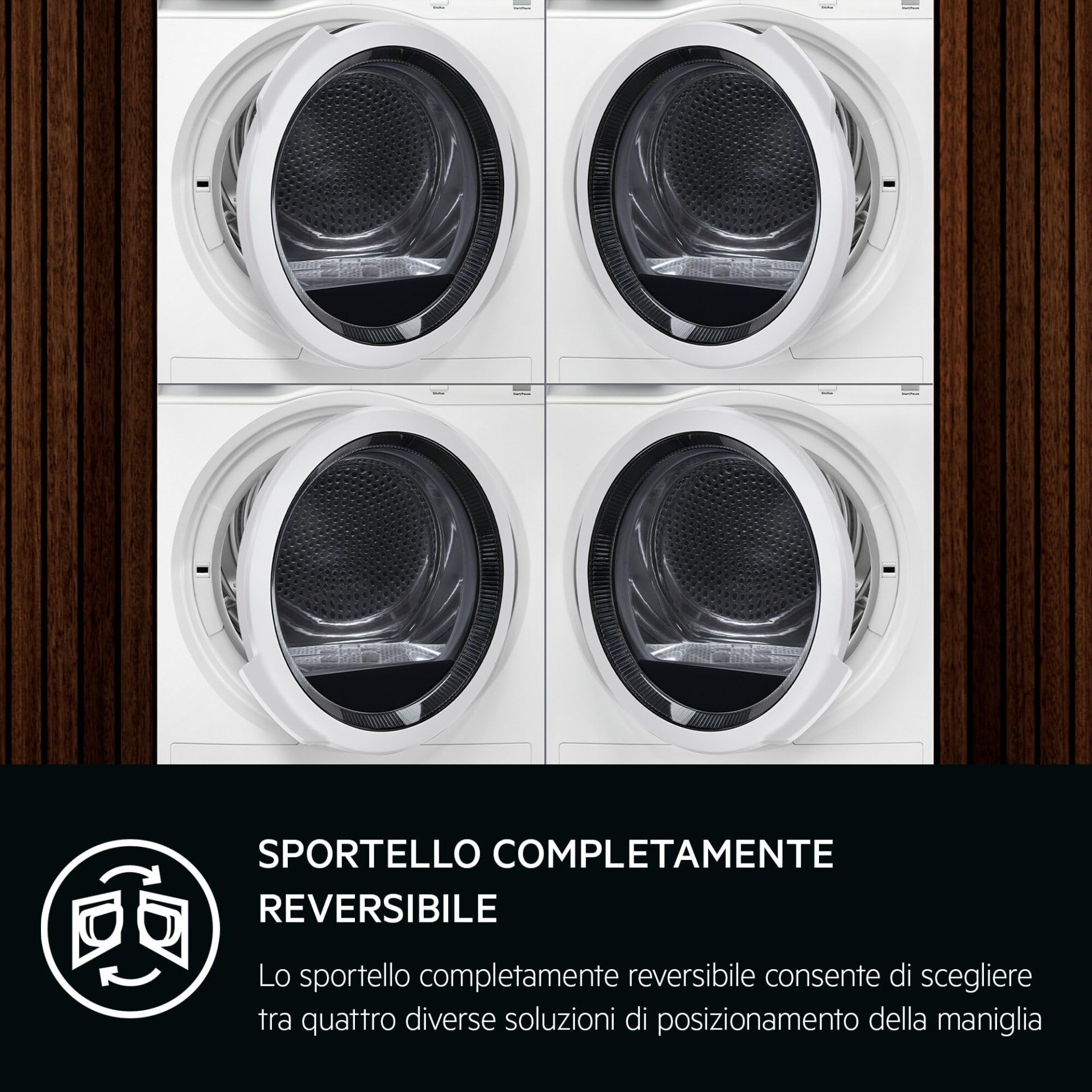 TR7HG9C - Asciugatrice 9 Kg, con Pompa di calore, Libera Installazione, Classe energetica C