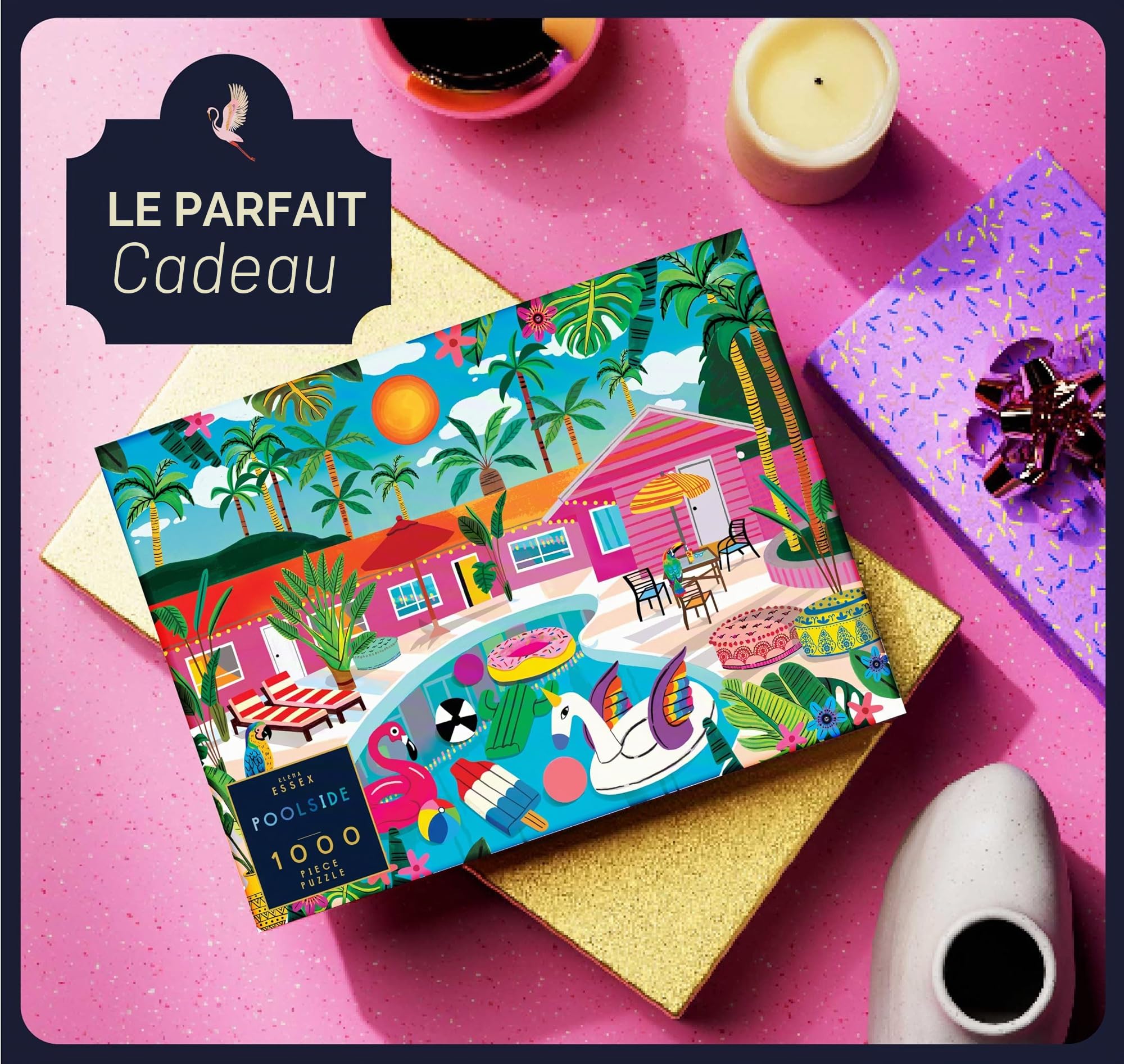 Puzzles pour Adultes 1000 pièces (Bord de Piscine)