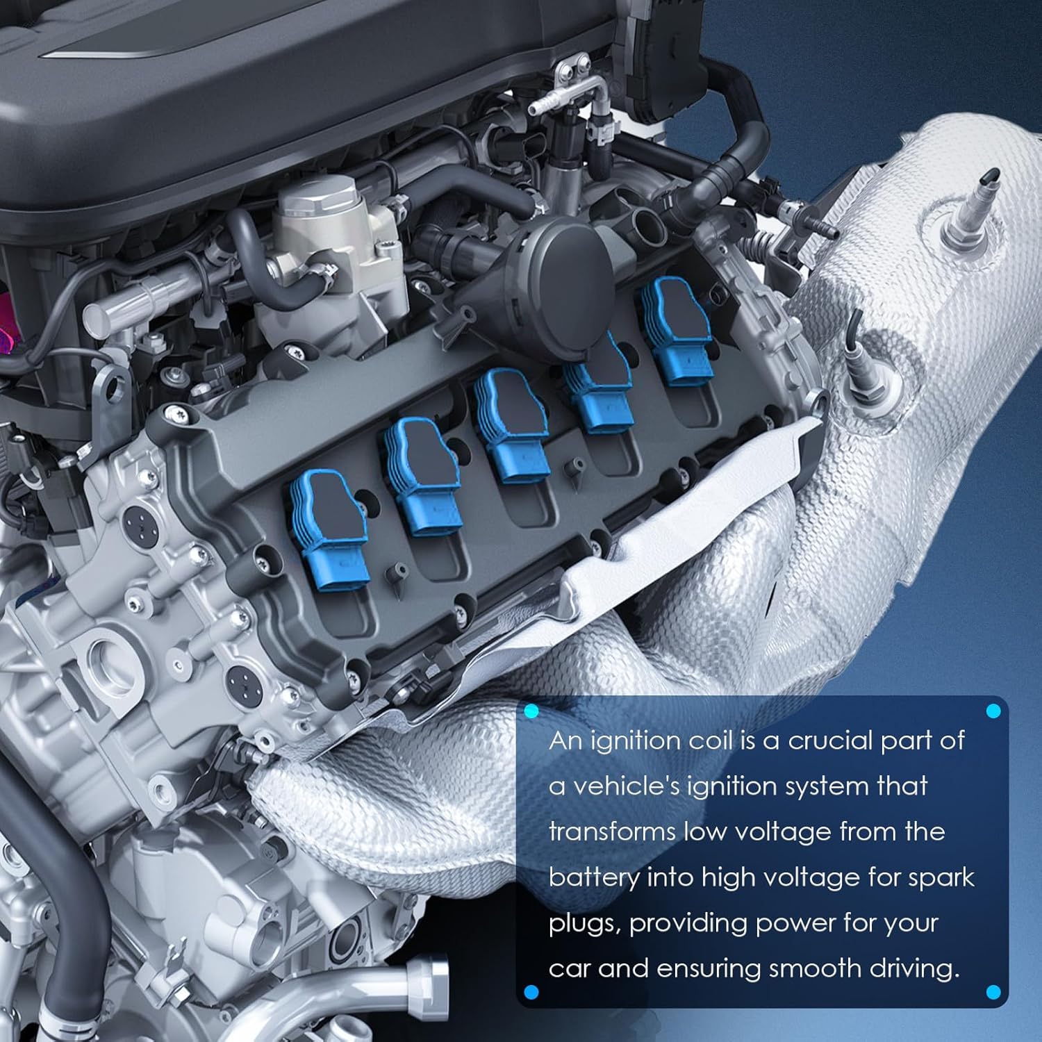 Ignition Coil UF648 for Chrysler Dodge Jeep Ram 300 Town & Country Grand Cherokee Wrangler Charger Journey Durango 3.6L V6 11 12 13 14 15 16 17 18 19 C1791 5C1848 2505484816-6 Set