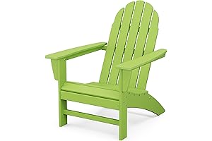 Polywood Adirondack Chair in Vibrant Lime Green