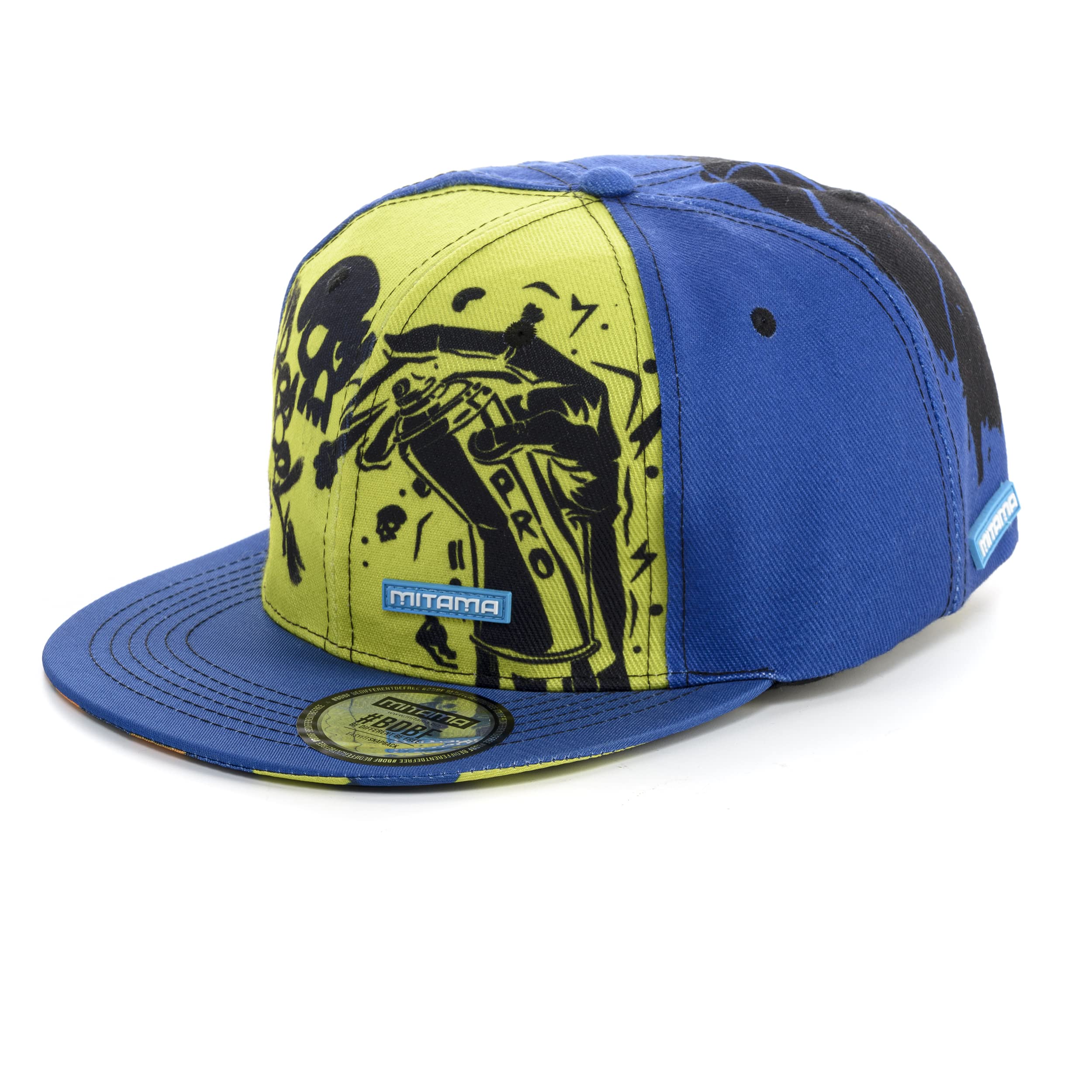 Mitama Zaino Plus, Super Fluo, Boy, Scuola e Tempo Libero, con Cappello Omaggio e Shopper