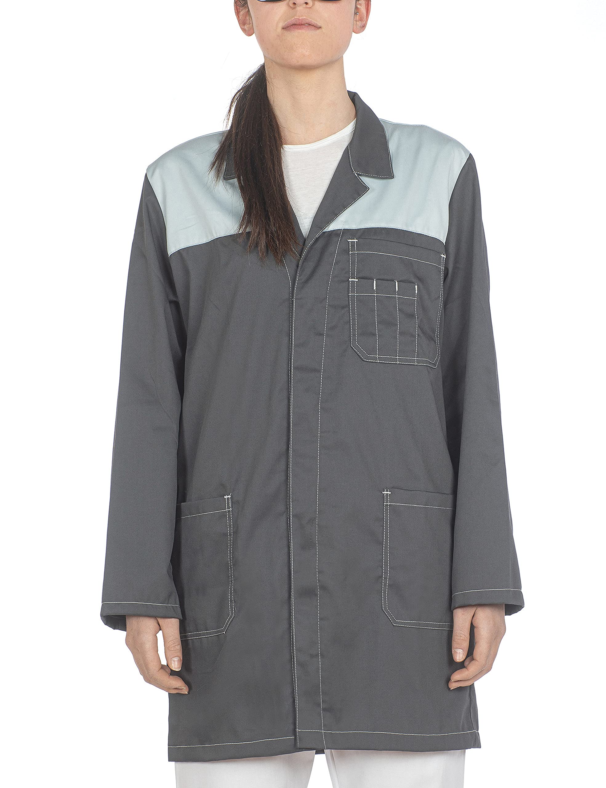 C.B.F. Balducci Group Bata de Laboratorio y Trabajo, Chaqueta Tipo Delantal para Unisex Adulto