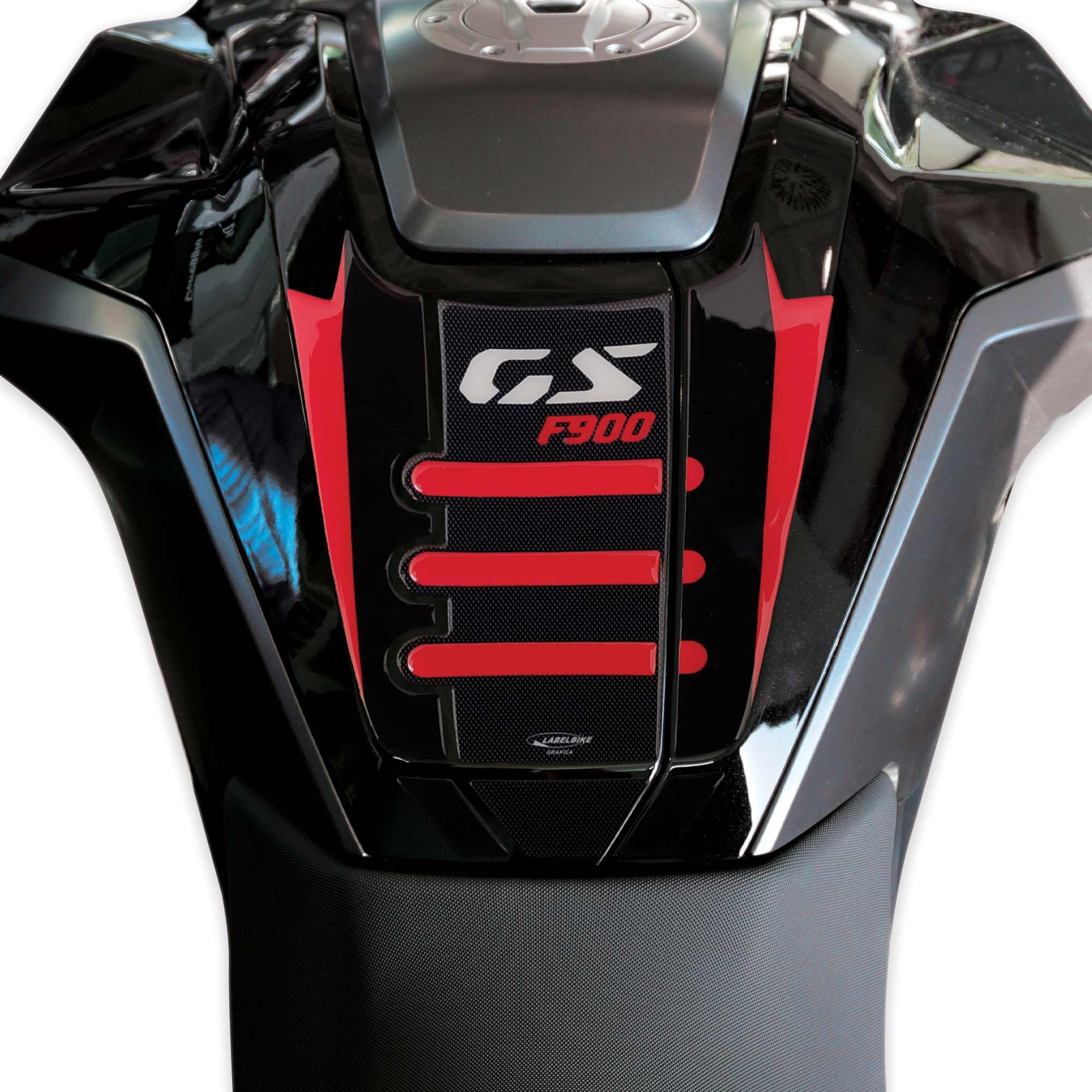 labelbike - Adesivo in Resina Gel 3D Decorazione e Protezione Moto Codino compatibile con BMW F900 GS 2024