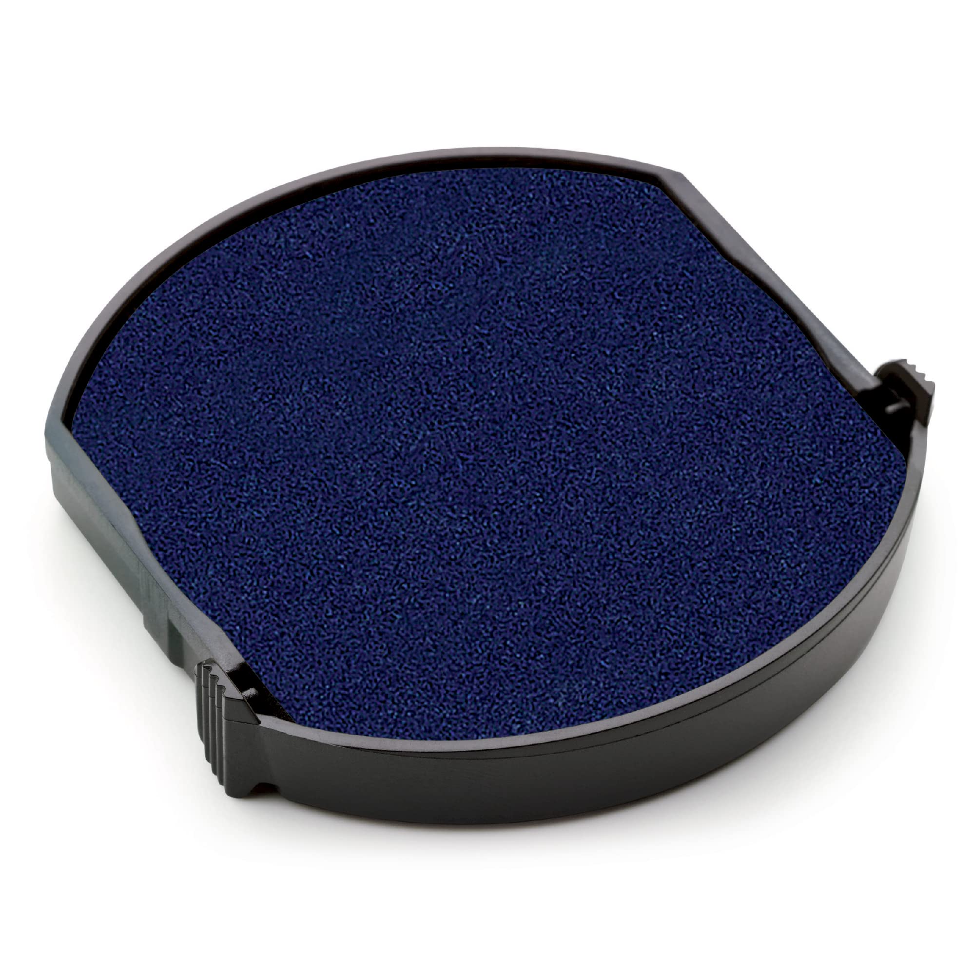 Trodat Printy 4642 Timbro Personalizzato Autoinchiostrante, Max 8 righe, Impronta ROTONDA Ø 42 mm, Blu, Cartuccia Inchiostro Blu, per Loghi, Associazioni, Albi, Biblioteche, Shopper, Etichette