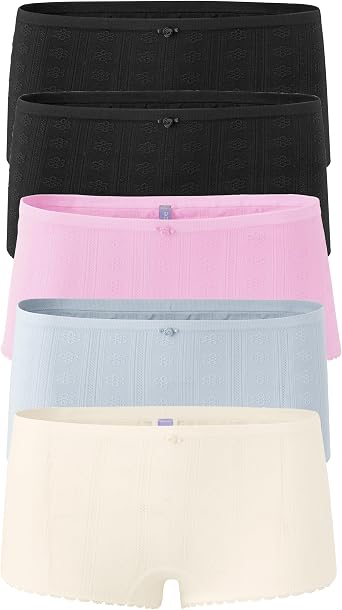 florence by mills Womens Seamless Pointelle Boy Short Underwear