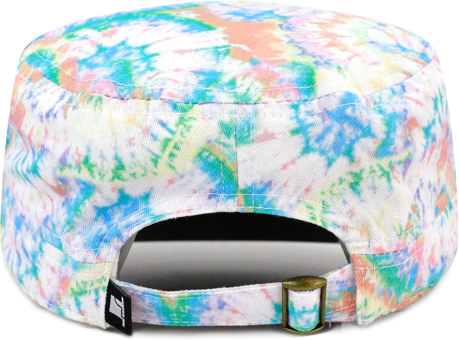 The Hat Depot Cadet Military Army Baseball Cap Tie Dye & Washed Cotton Basic & Distressed Cadet Brushed Cotton Cap image 3