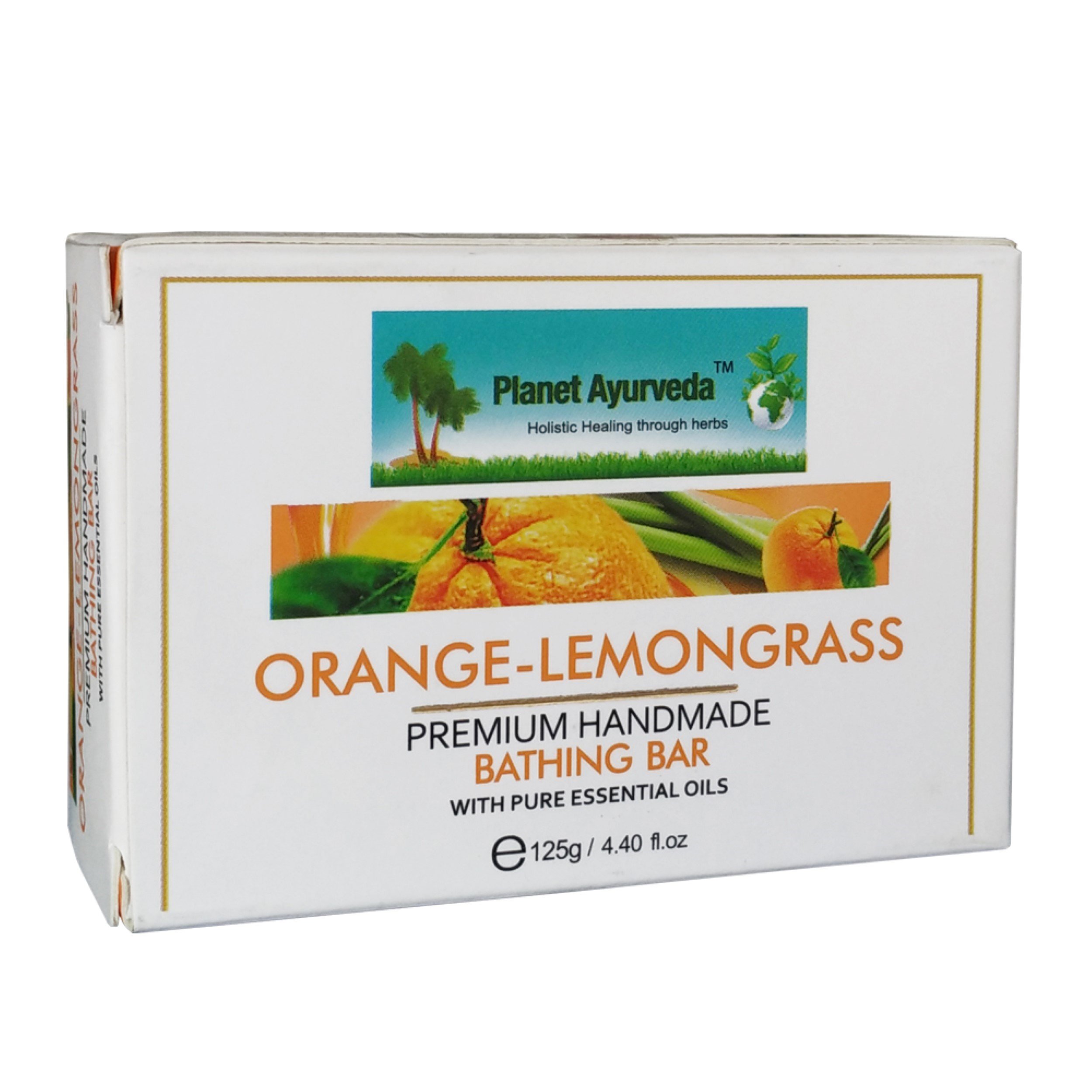 Planet Ayurveda Orange Lemongrass Soap