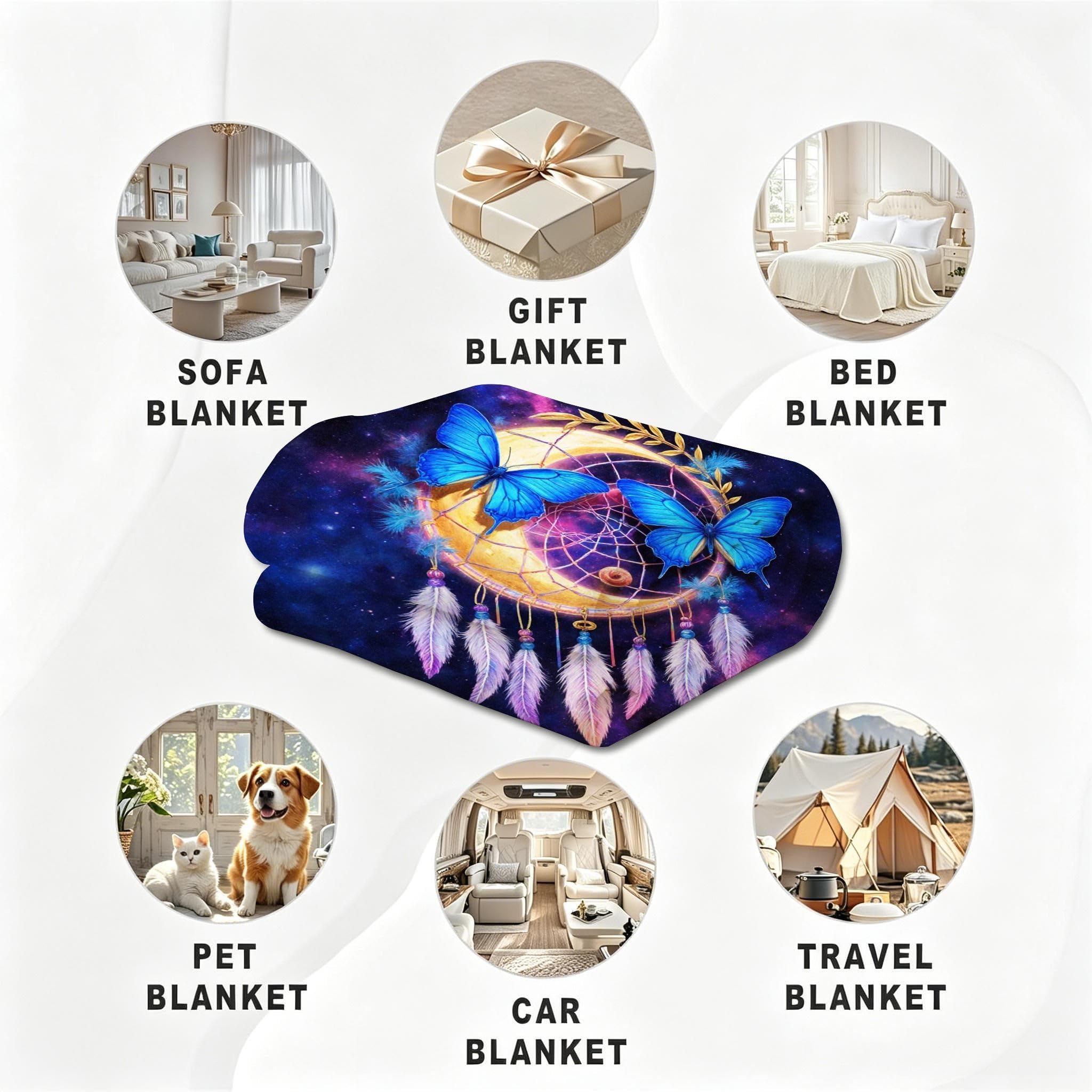 Manta 220x240 cm Tigre 3D Franela Polar para Cama 135/150-A324