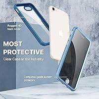 Vista 3 de CENHUFO Funda de privacidad para iPhone SE 2022 3ª / iPhone SE 2020 2ª / iPhone 8/7, funda de cuerpo completo con protector de pantalla de vidrio