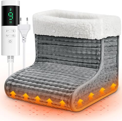 Chauffe Pied Électrique 30℃ à 60℃ Chauffe-pieds