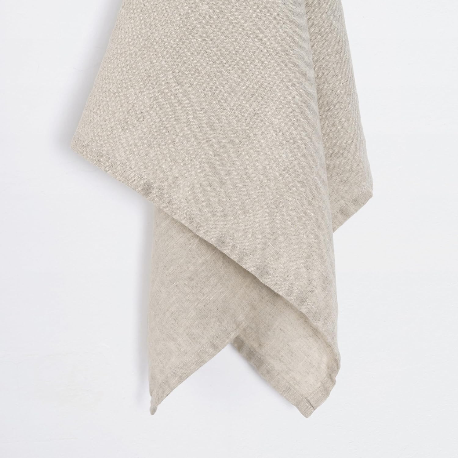 100% French Linen Tea Towels 14 x 28 Inch (Set of 4,Natural)