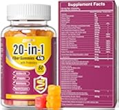 EYHBQIA Fiber Gummies for Women - 9-in-1 Prebiotic Fiber Supplement with Psyllium Husk, Inulin, ACV & Vitamins for Hormonal Balance, Gut Health & Immunity - Sugar-Free Keto Daily Digestive Support