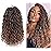 Aipin Goddess Locs Crochet Hair 14 Inch Boho River Locs Hippie Wavy Crochet With Curly Hair In Middle And Ends Braids Hair Extensions (7Packs,14 inch, T30)