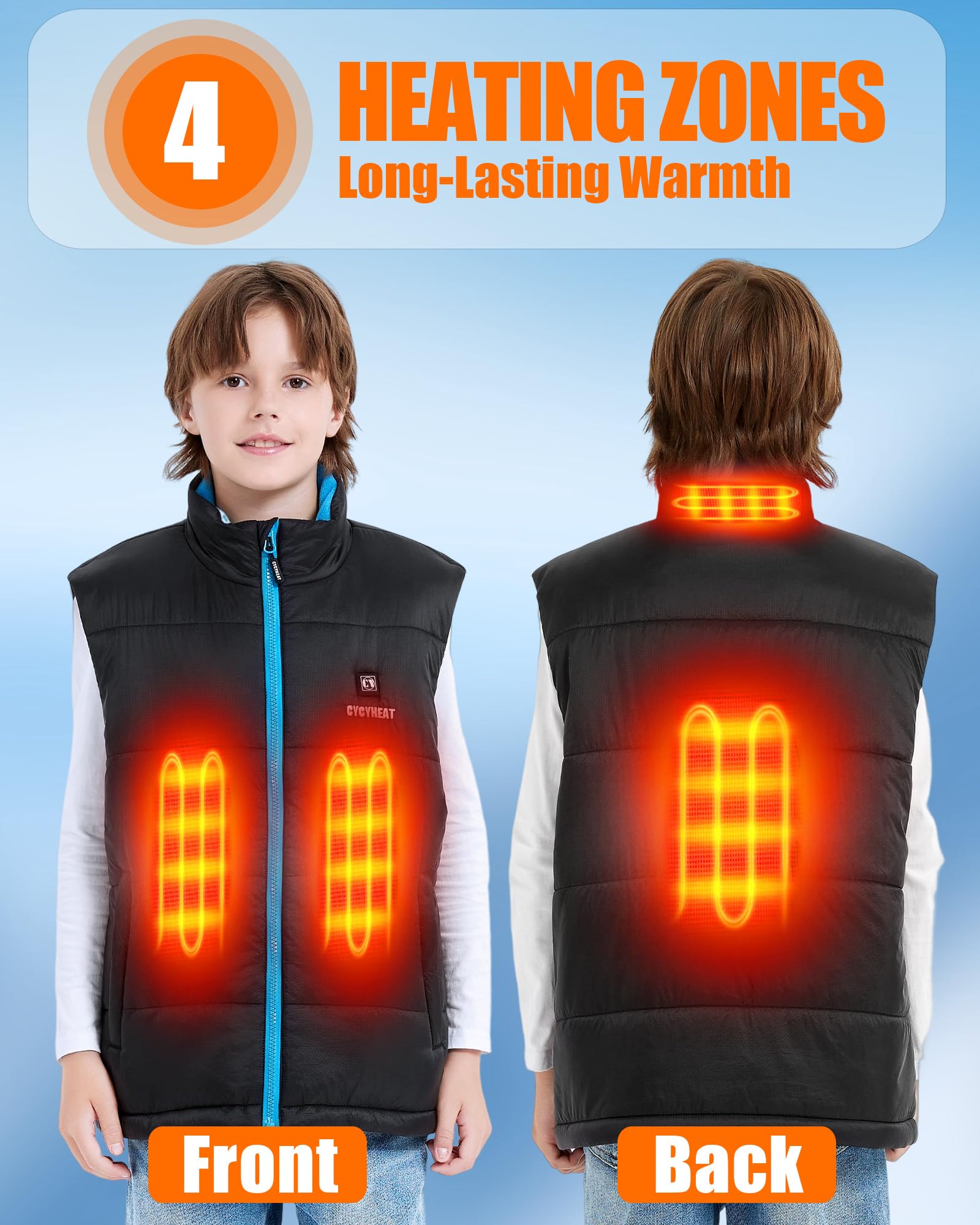 CYCYHEAT Rtpb-013 Gilet riscaldato Unisex Adulto