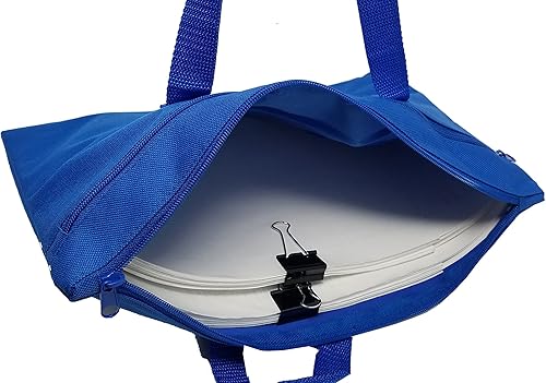 Miniatura 4 de ImpecGear Bolsas para documentos, bolsa de accesorios seguros, paquete de 2 de tela de polietileno (negro, 12.5 x 9.5 pulgadas)