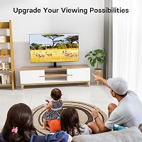 BONTEC TV állvány 17-43 colos LCD LED OLED tévéhez, 45 kg terhelhetőség, forgatható, magasságállítható 8