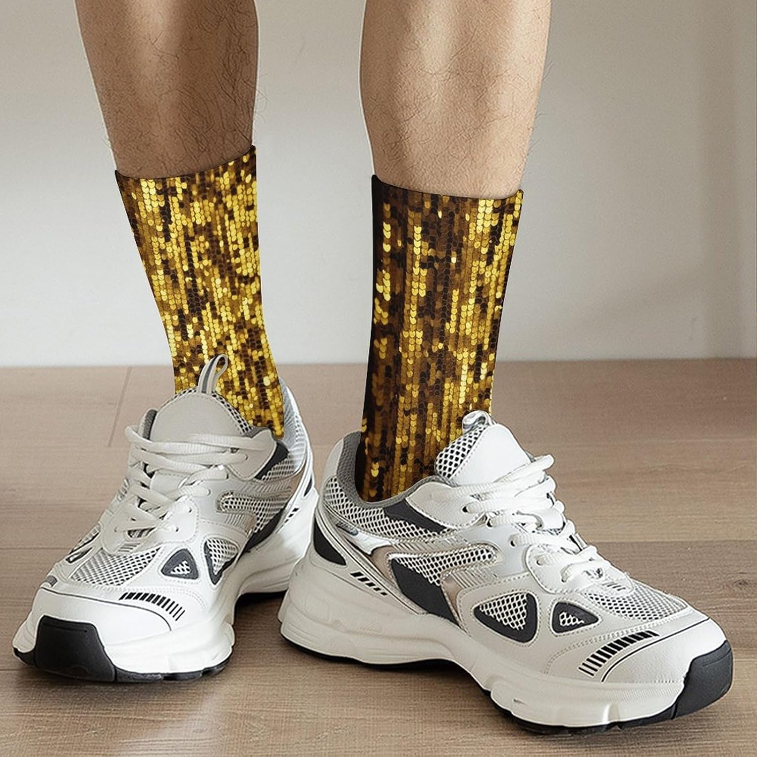 Breathable Sports Socks, Moisture Wicking, Lightweight Crew Socks