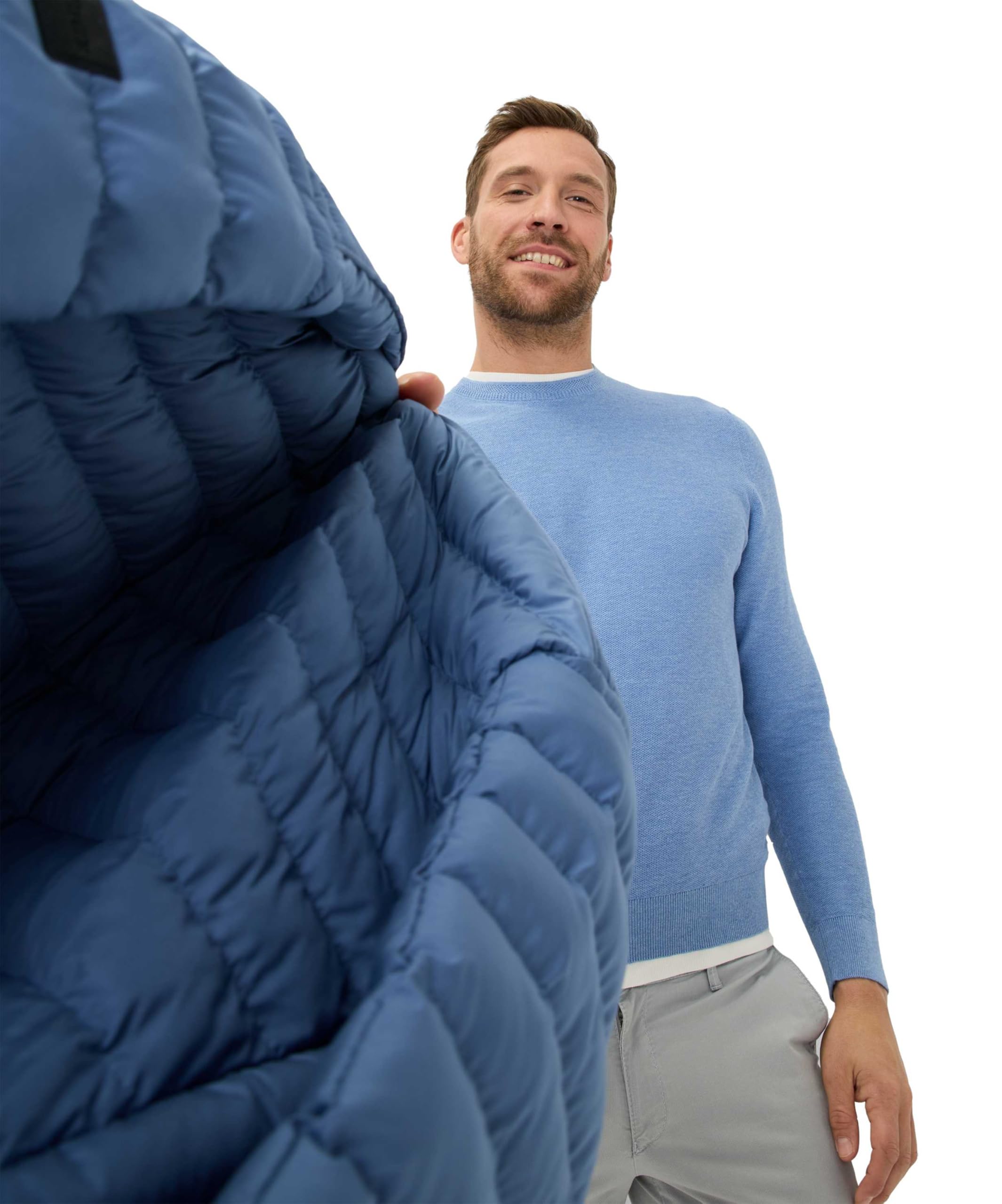 BRAX - Herren Pullover Rundhals, Style Rick (24-4108)