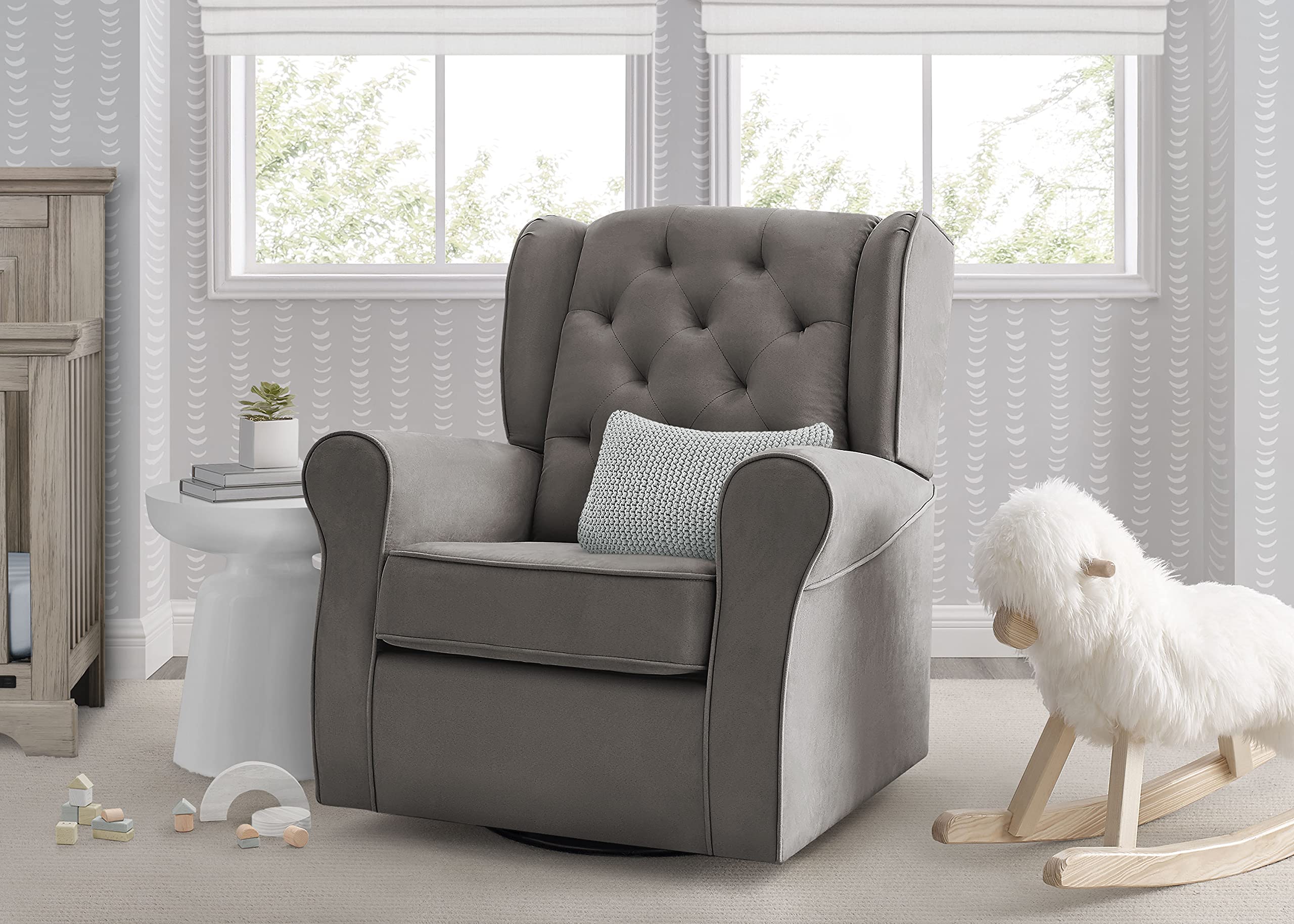 Emma Nursery Glider Swivel Rocker Chair Delta Children | atelier-yuwa ...