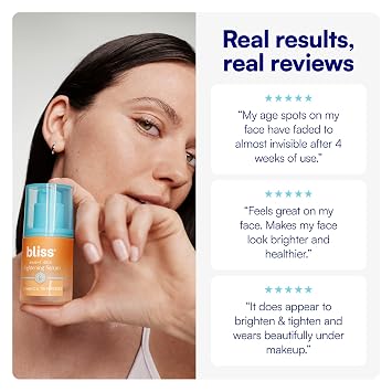 Bliss Bright Idea Vitamin C Brightening Face Serum - 1 Fl Oz - Long-Lasting