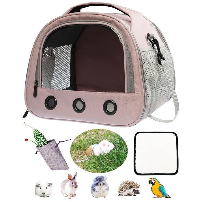 Buy EVISTTER Small Animal Carriers,Guinea Pig Carrier for Two,Upgraded