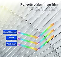 Vista 4 de Cortina Retráctil para Automóvil con Protección UV - Parasol Fresco Nuevo 2023 para Parabrisas, Parasol Extra Grande para Ventana, Persianas