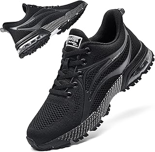 Lamincoa Womens Air Running Shoes Athletic Women Sneakers Non Slip Womens Tennis Shoes Black