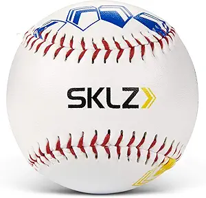 SKLZ Pitch Training Baseball with Finger Placement Markers, White, 1 product image
