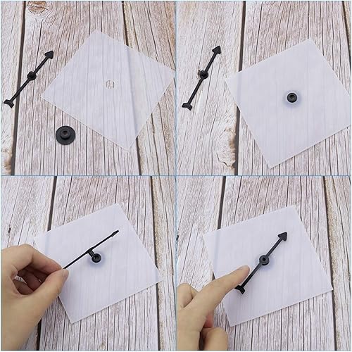 Miniatura 4 de Lohoee 15 piezas de Spinners transparentes de matemáticas con flecha giratoria para juegos de fiesta y enseñanza