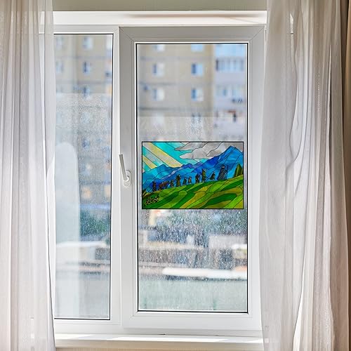 Miniatura 3 de LOTR Fellowship - Lámina para vidrieras (16.5 x 10.9 pulgadas)