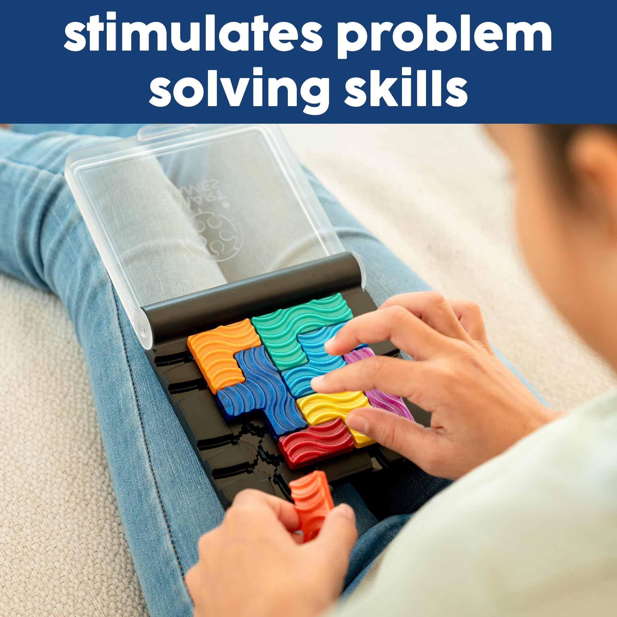 Smart Games - IQ Flow | Puzzle Bambini E Puzzle Adulti | Giochi Bambini 8 Anni O Più | Giochi Da Tavolo con 120 Sfide | Regalo Bambino 8 Anni O Più per 1 Giocatore