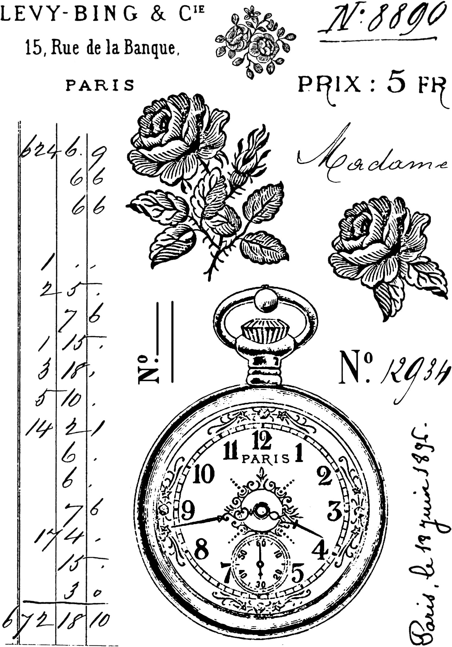 Creative Expressions Sam Poole - Timeless Roses - Clear Stamp Set, A5, (CEC964)