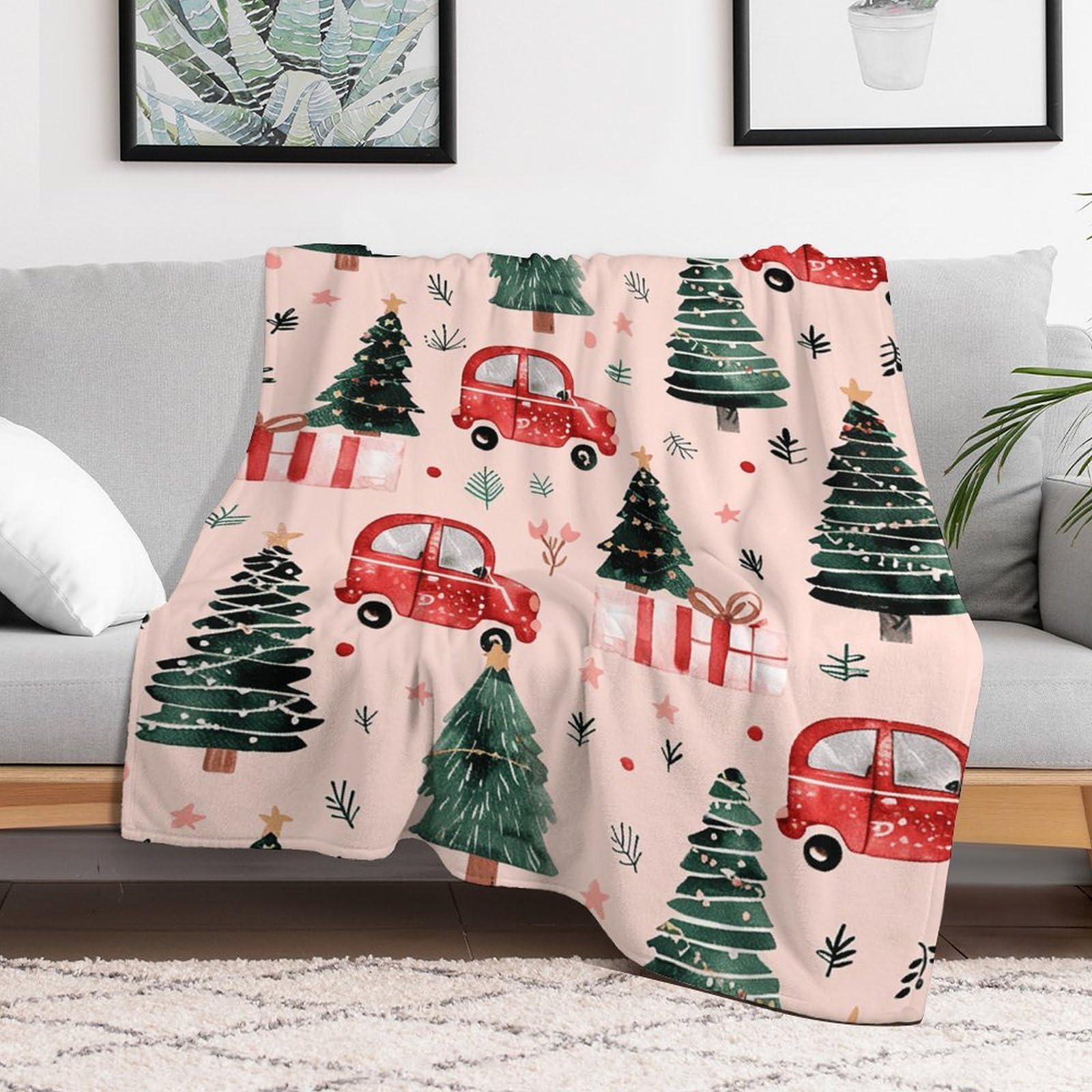 Couverture pelucheuse flanelle légère toutes saisons pour canapé 178
