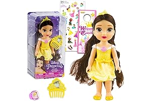 Disney Princess Belle Doll and Comb Set: Beauty and the Princess Petite Bundle