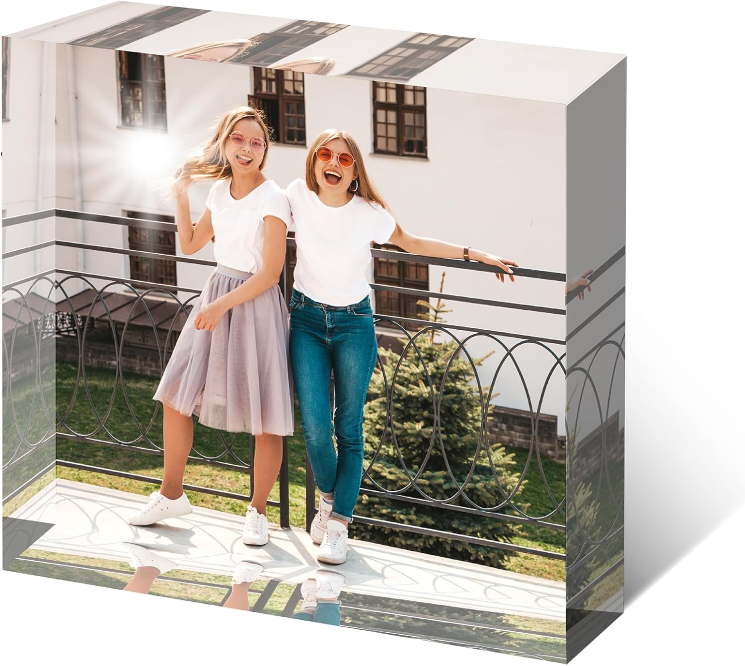 ArtToFrames Premium Acrylic Block Photo Print – 1.19 Thick Freestanding Custom 4×4 Photo Display, Ultra-HD Print, Glass-Like Clarity & Depth, No Frame Needed, Made in USA