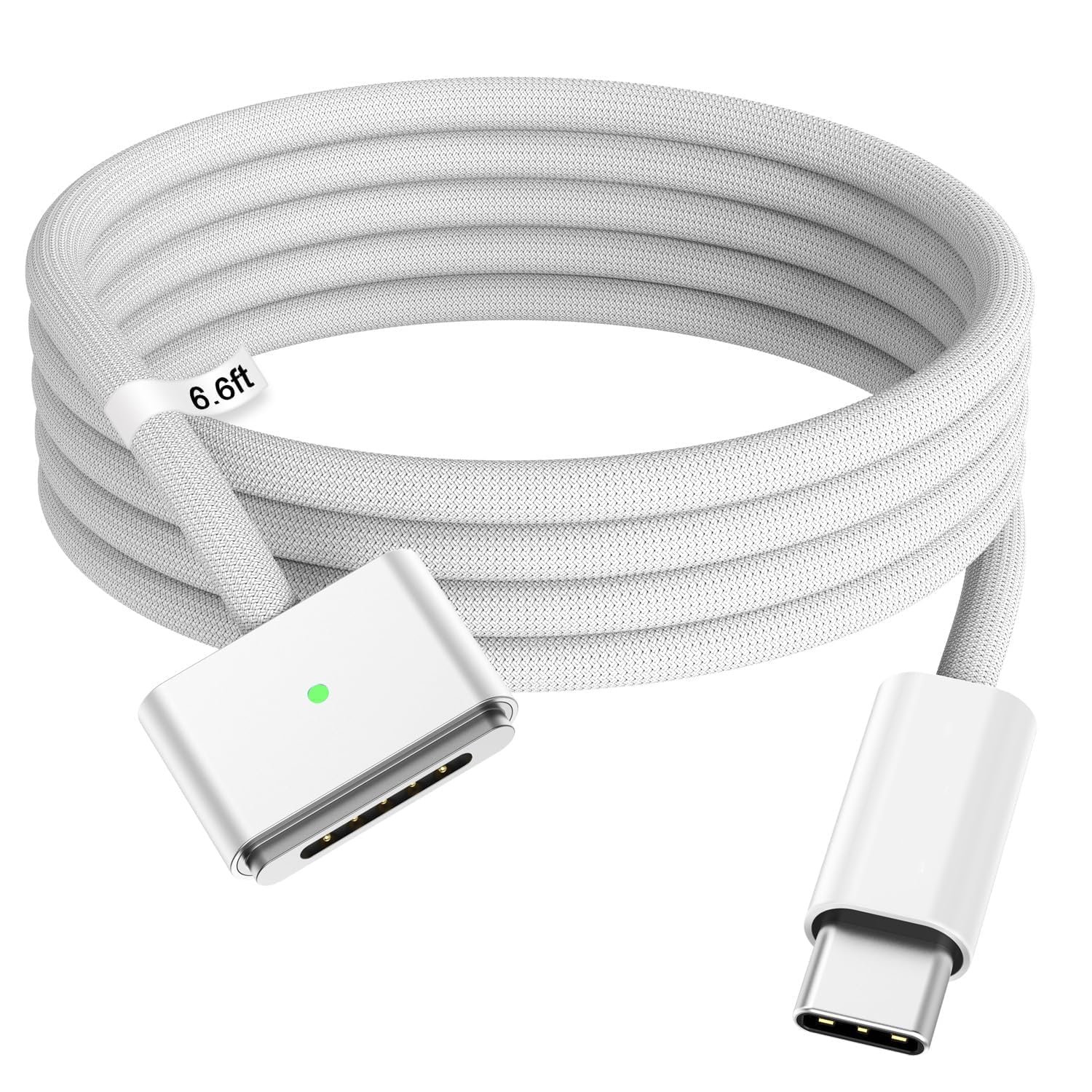 LSY Elvoes 140W 6.6 FT Magnetic 3 Cable, Compatible with Mac Book Pro 16 14 inch and Air 15 13 inch 2026 2025 2024 2023 2022 2021,M1 M2 M3 M4 M5(mag 3) (1)