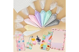 Cream 9 PCS 100g Fake Whipped Cream Glue Kit, Simulation Frosting Rainbow...