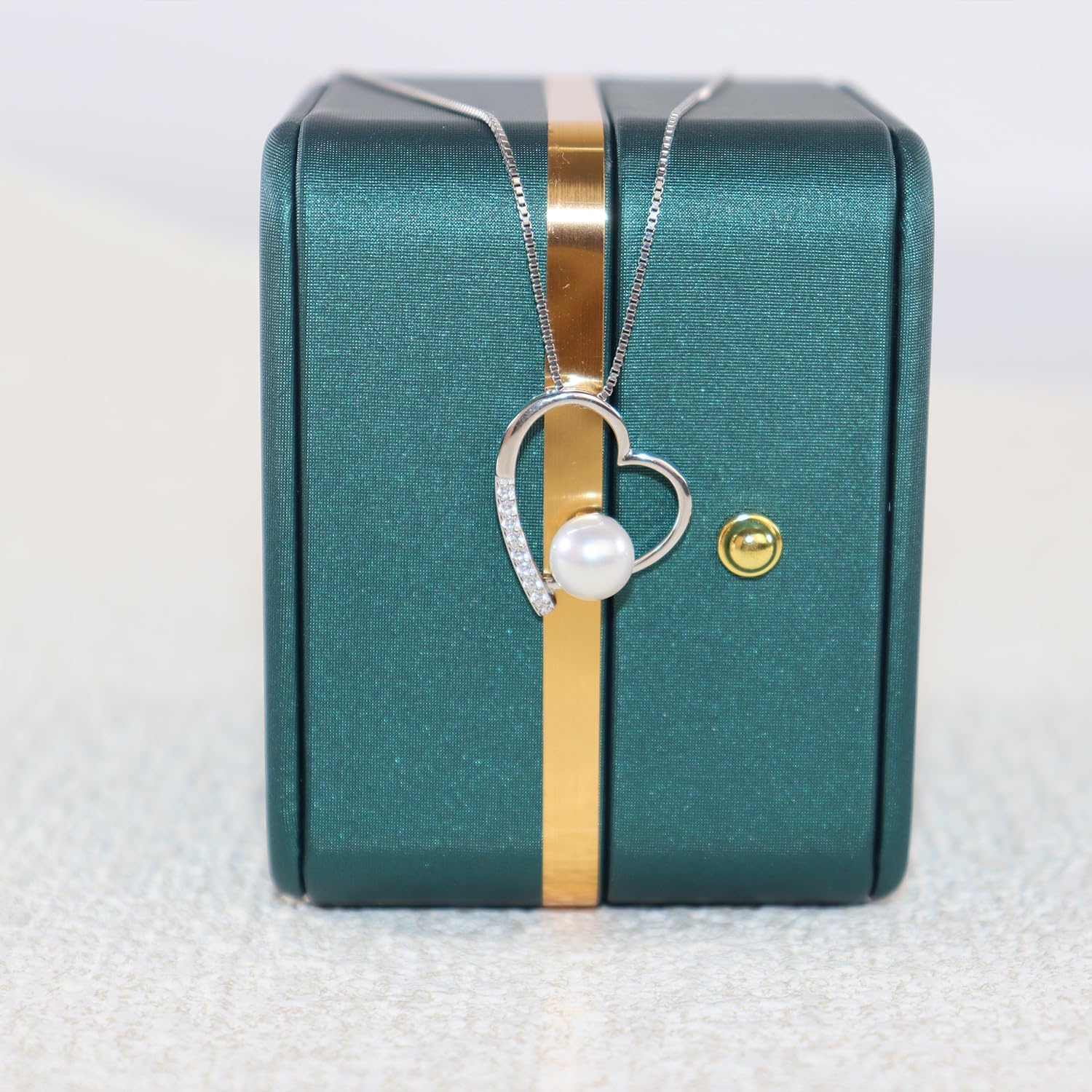 NONNYL Pearl Necklaces-Gifts for Women Wife-Gift for Wife Wedding Birthday Anniversary Jewelry-Mom Girlfriend Her Mothers Day Gifts for Mom Women Valentines Day Christmas Day Gifts NO004