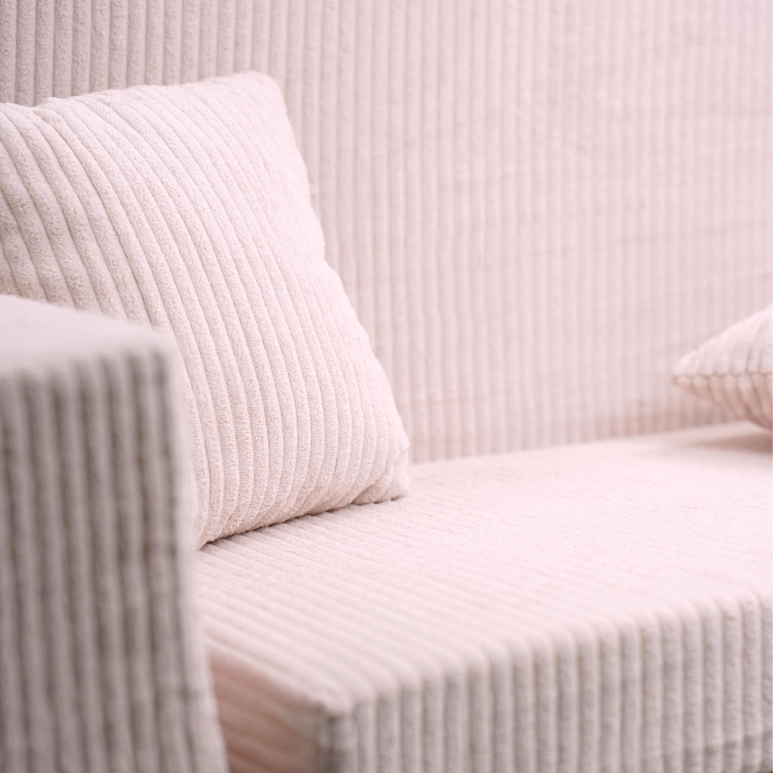 Flumi Personalizzato Divanetto Bambini con Funzione Sleep - 3 in 1 | Divani Piccoli | Divano Bambini | Colore: (velluto a coste Rosa)