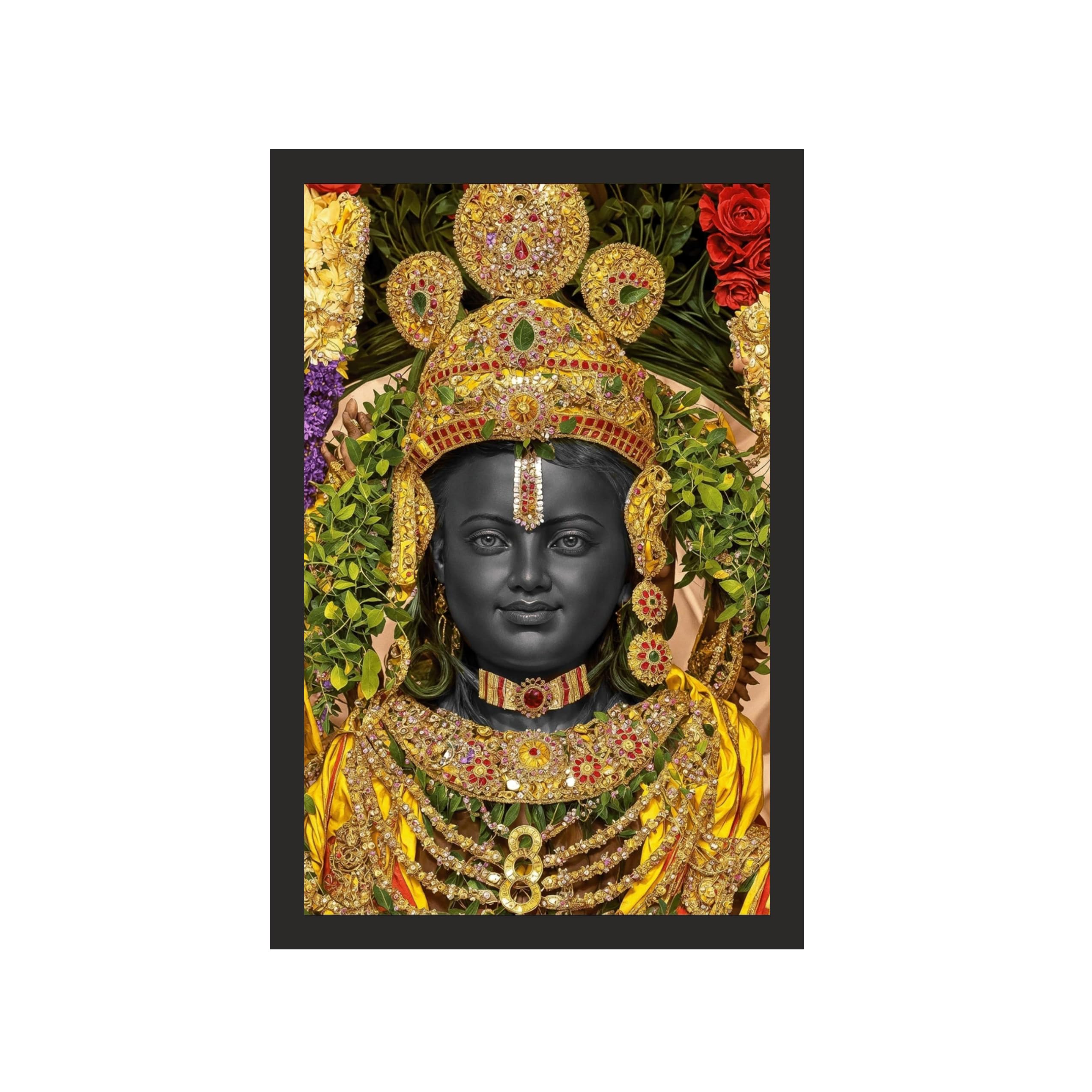 Ram Lalla Murti: A Majestic Gift of Purity, 24x36 Inches