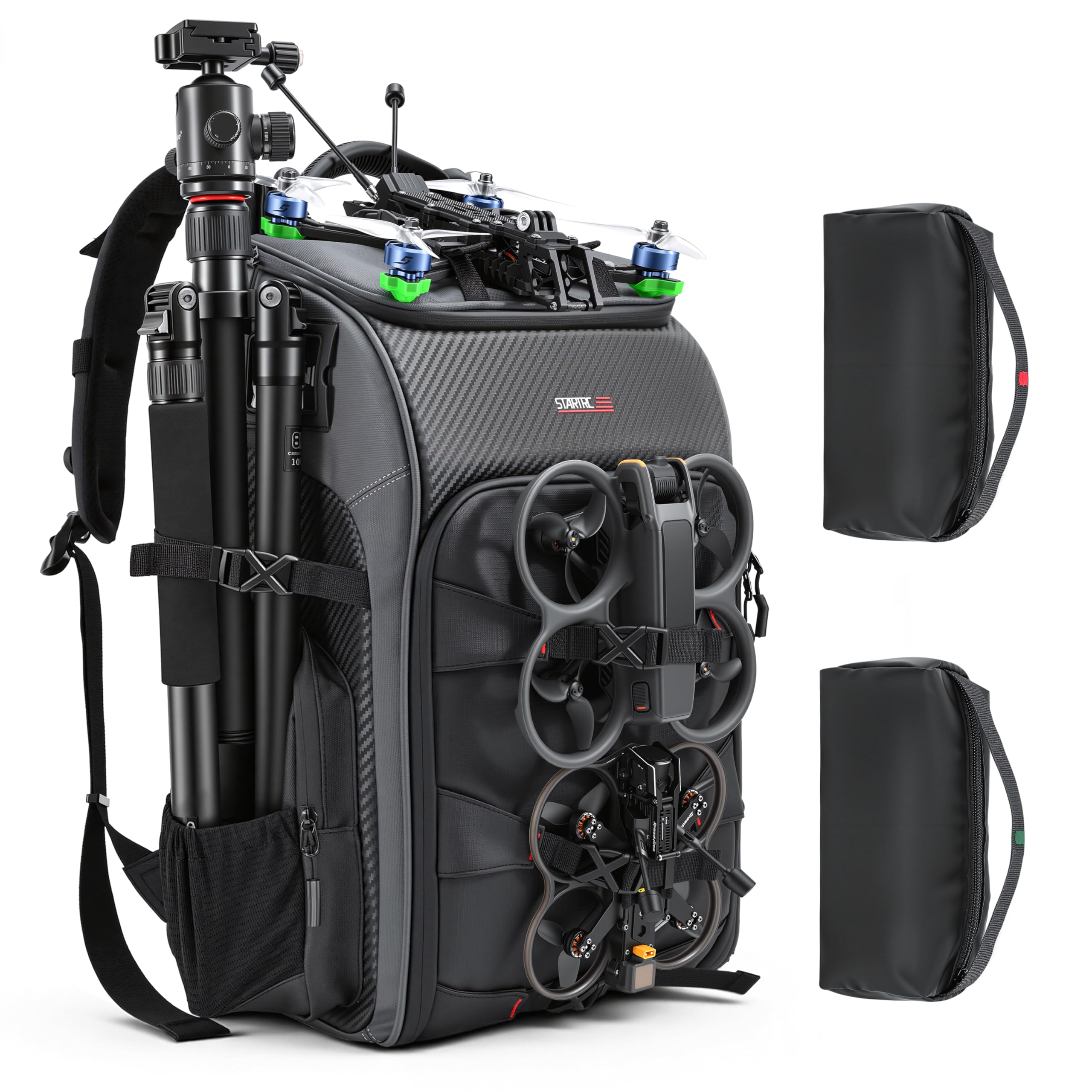 FPV Drohnen Rucksack-Professionelle Wasserdichte Umhängetasche für FPV Racing Quadcopter/FPV-Brille/DJI Avata/FPV Zubehör,40L DIY Kameratasche