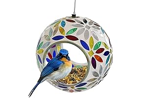 Sunnydaze Fly-Through Wild Bird Feeder: A Symphony of Colors for Avian Enthusiasts