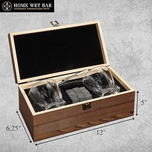Miniatura 9 de Oakmont - Juego de vasos de whisky personalizados (producto personalizado)